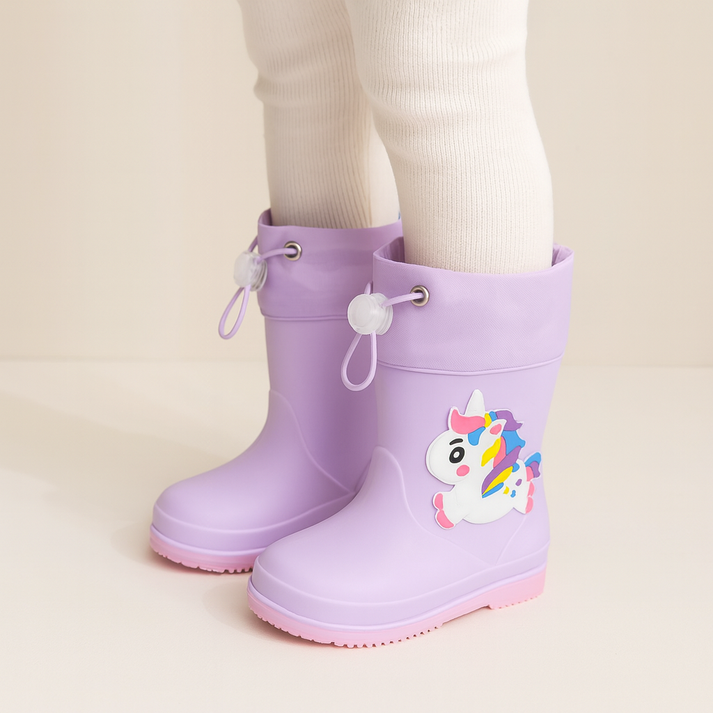 Unicorn Waterproof Non-Slip Rain Boots Ages 0-3 Years