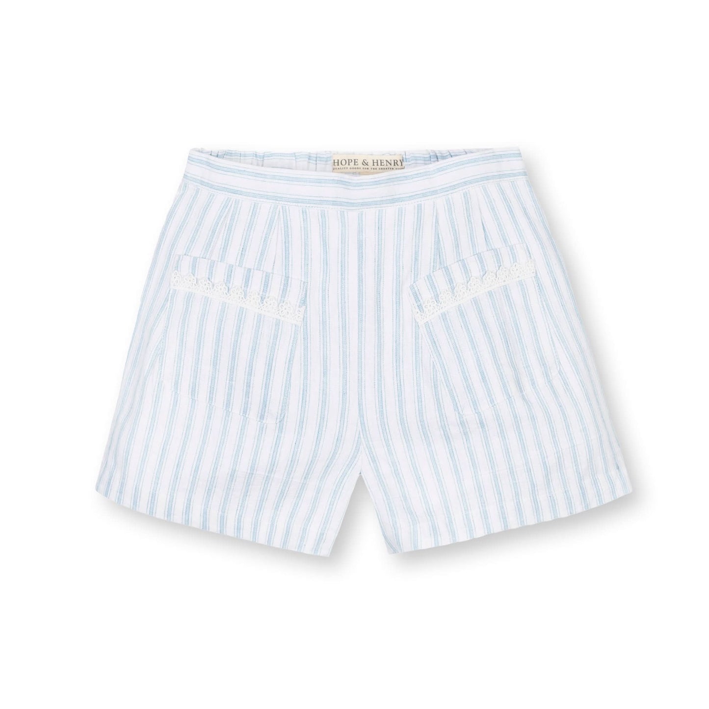 Linen Flat Front Short - Baby