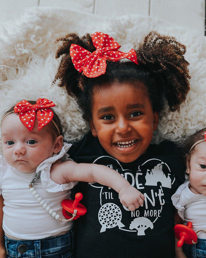 Red Polka Dot Whimsy Bow
