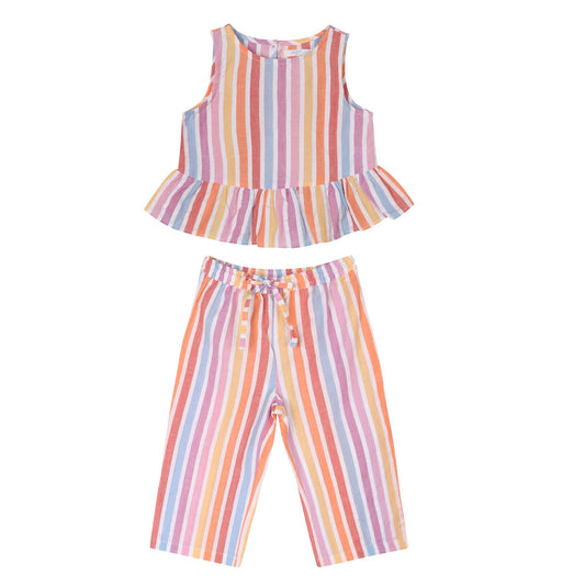 Rainbow Top & Pants Set