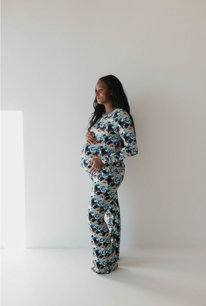 Women's Long Sleeve Bamboo Pajama | Charli Print