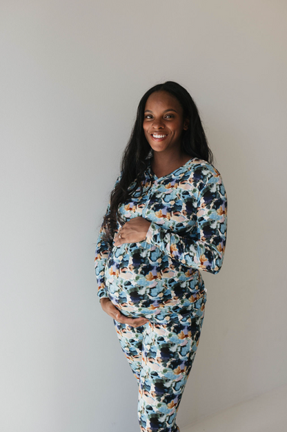 Women's Long Sleeve Bamboo Pajama | Charli Print
