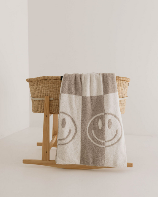 Plush Blanket |  Smile Checkerboard
