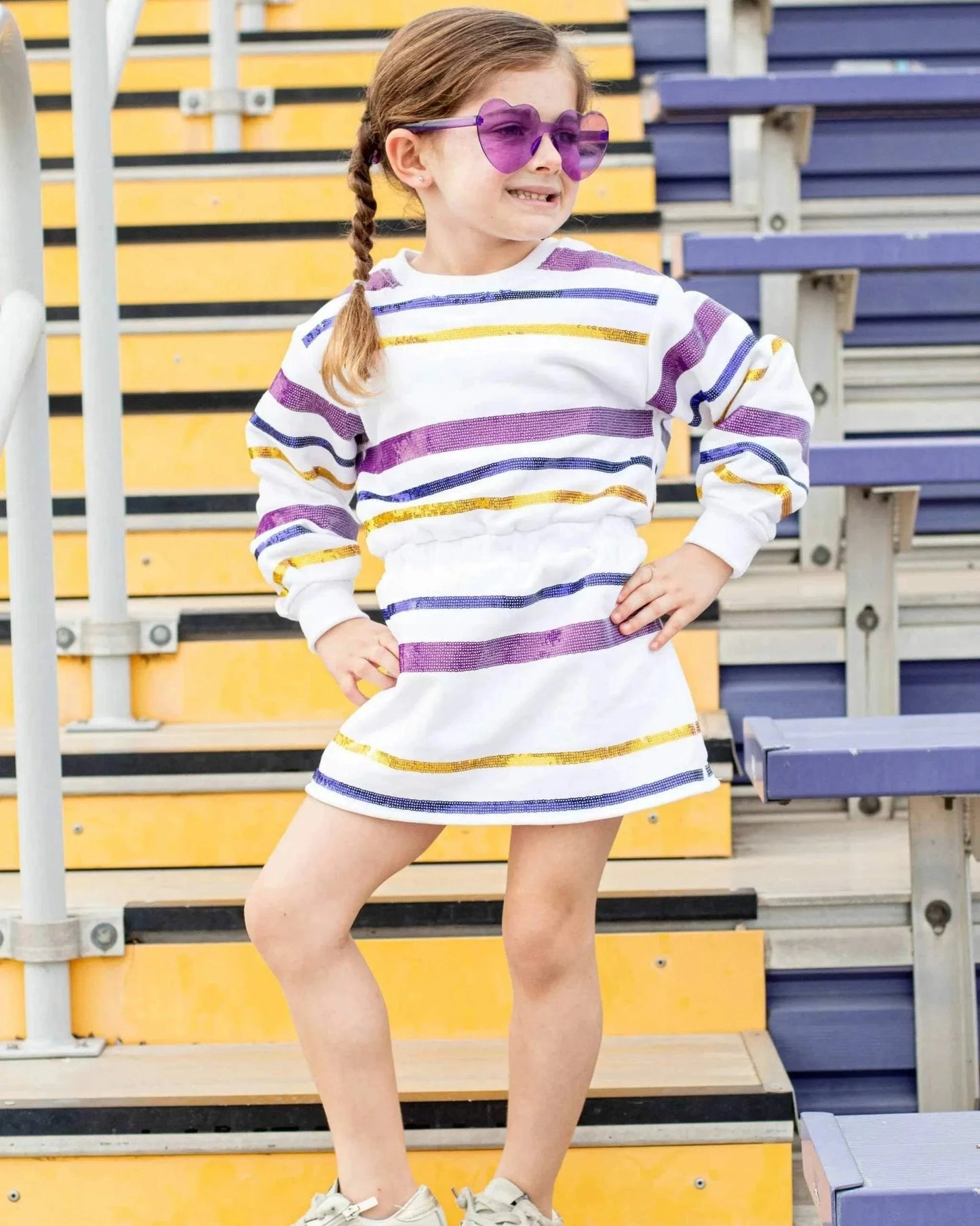 SeersuckerJOEY LLC - Throw me the ball Game Day dress