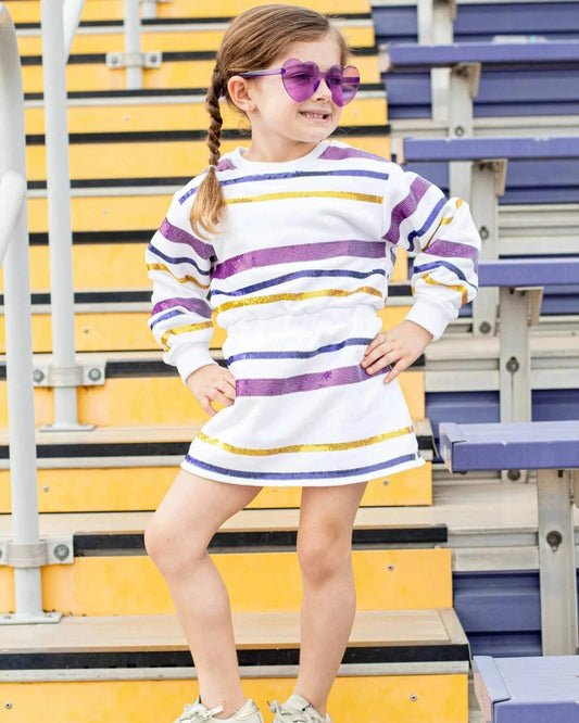 SeersuckerJOEY LLC - Throw me the ball Game Day dress