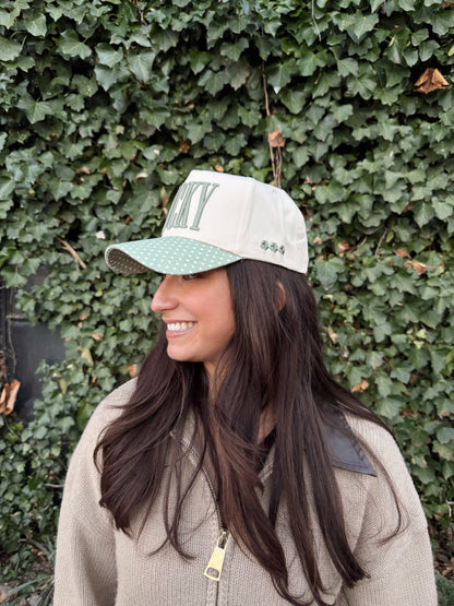 Lucky - Green Polka Dot Trucker Hat