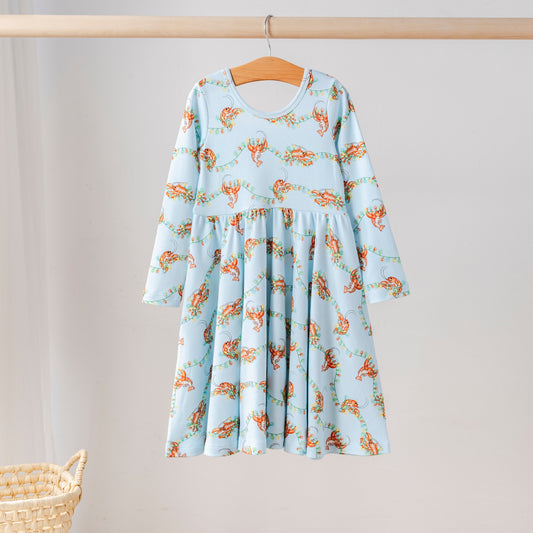 Twinkling Tails Organic Cotton Dress for Kids