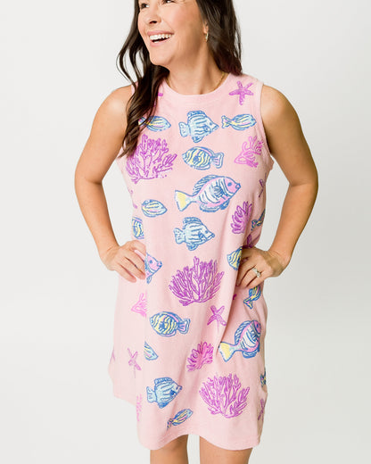 Under the Sea Dress - Light Pink