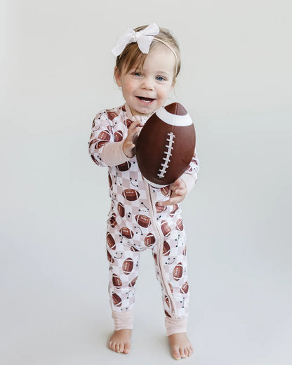 Bamboo Zip Pajamas | Game Day