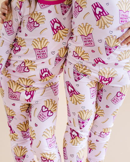 Bamboo Two Piece Pajama Set | Fries Before Guys