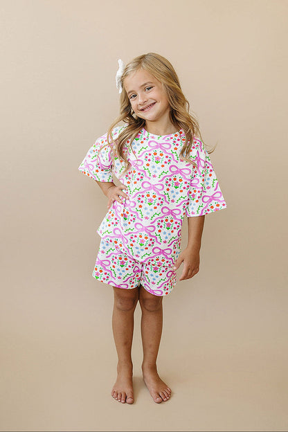Shorts Set | Coquette Garden