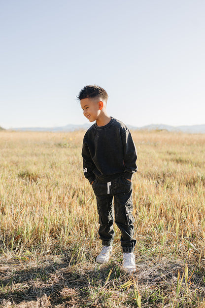 Boo Patchwork Crewneck