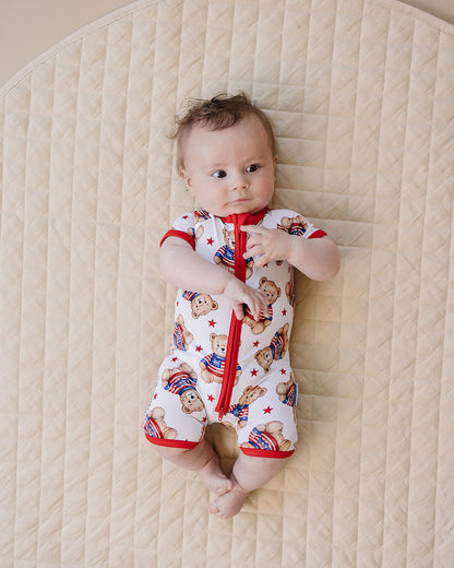 Bamboo Shorty Romper | American Bear