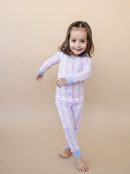 Bamboo Two Piece Set | Baseball Girl