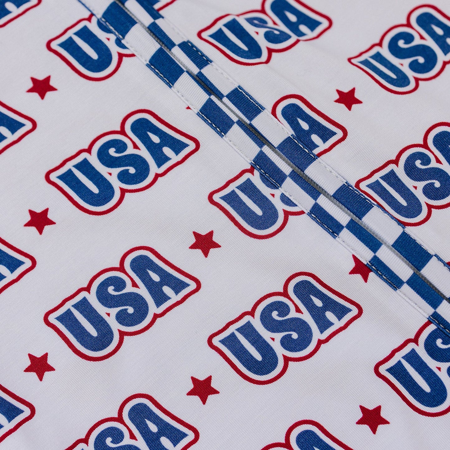 Bamboo Shorty Romper | USA