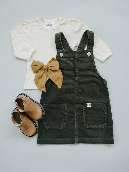 Green Corduroy Dress