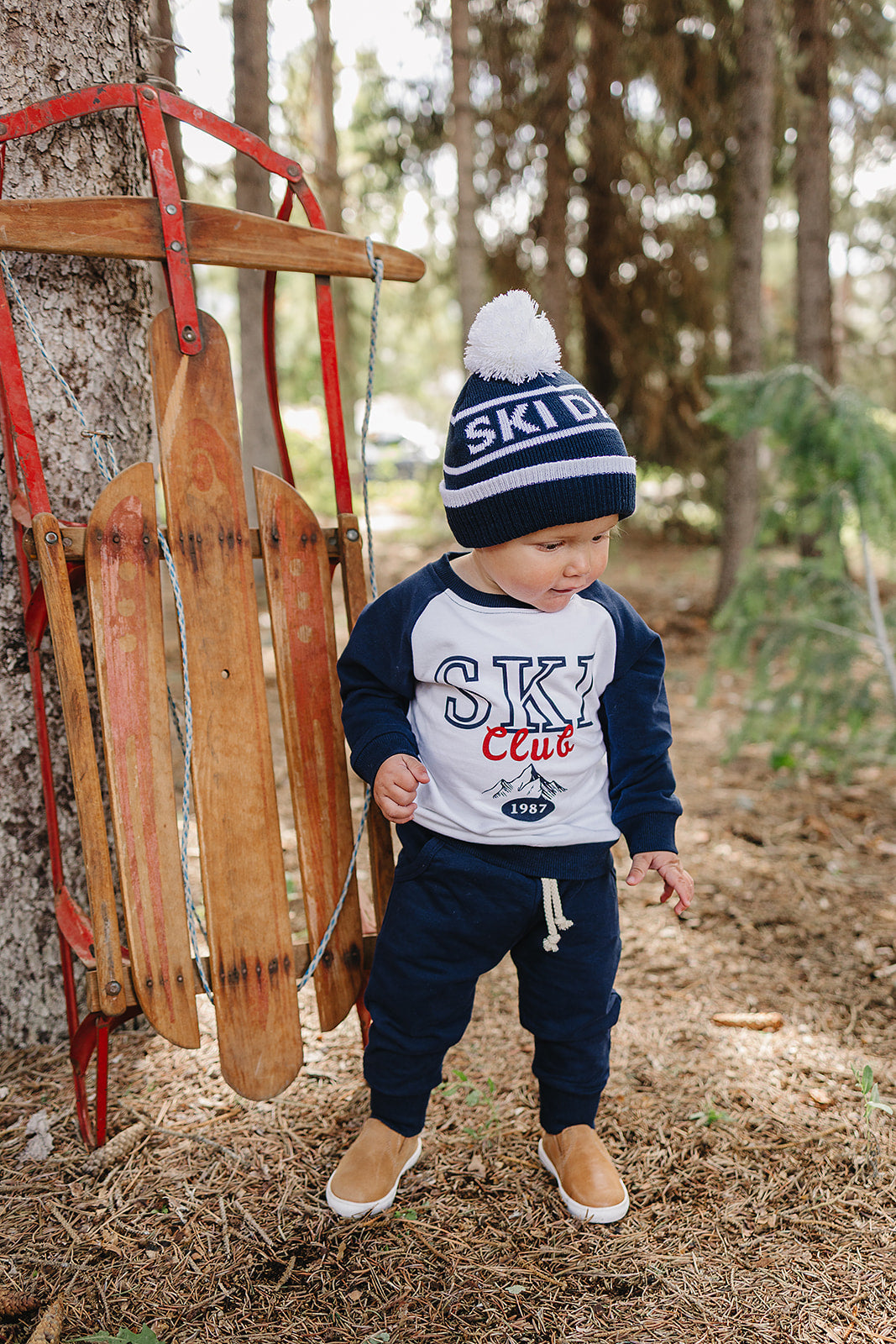 Navy Ski Beanie