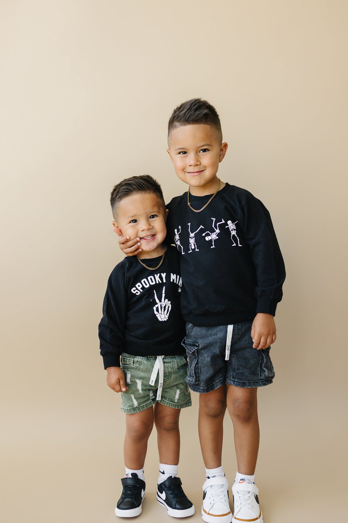 Organic Cotton Spooky Mini Crewneck Sweatshirt