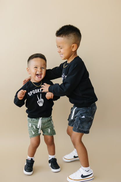 Organic Cotton Dancing Skeletons Crewneck Sweatshirt