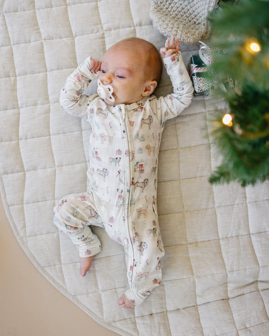 Santa Paws Bamboo Zippy Pajamas