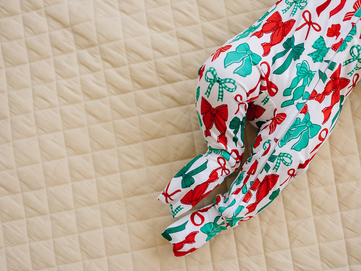 Bamboo Zip Romper | Merry Bows