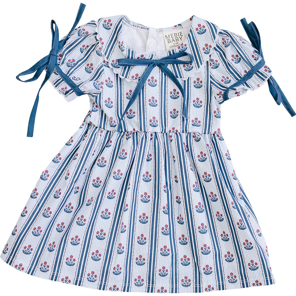Block Print Floral Dress