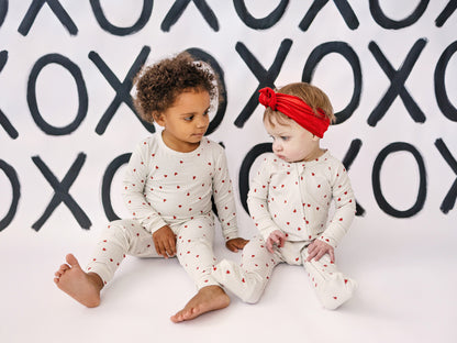 Tiny Hearts 2pc Bamboo Pajamas