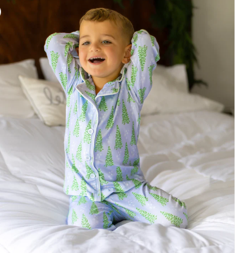 PREORDER | Blue Tree Christmas Pajamas