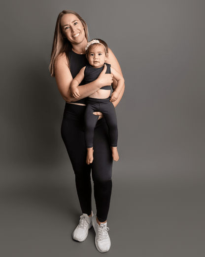 Ainsley Athletic Tank - Black