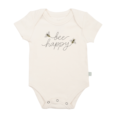 graphic bodysuit | bee happy