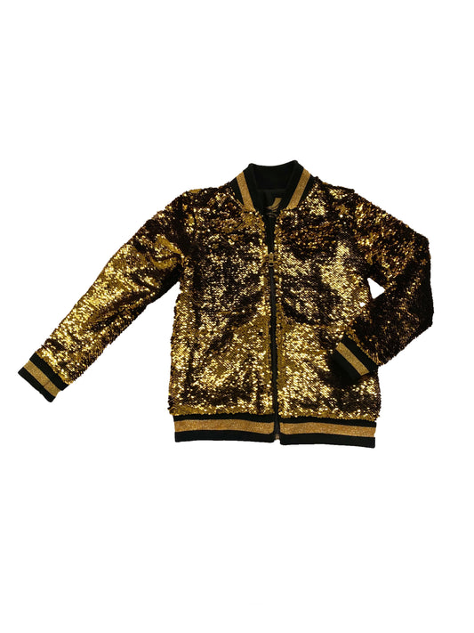 Sequin Jacket Black and Gold Youth Classic
