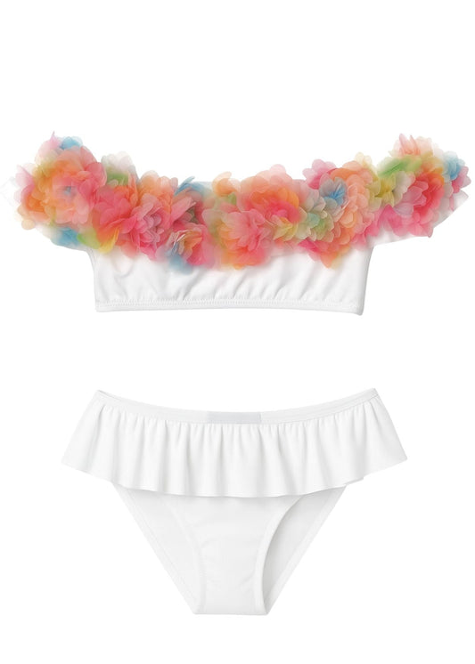 Bloom White Bikini