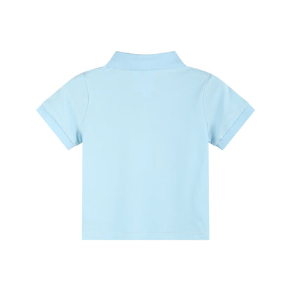 Blue USA Flag Polo Shirt