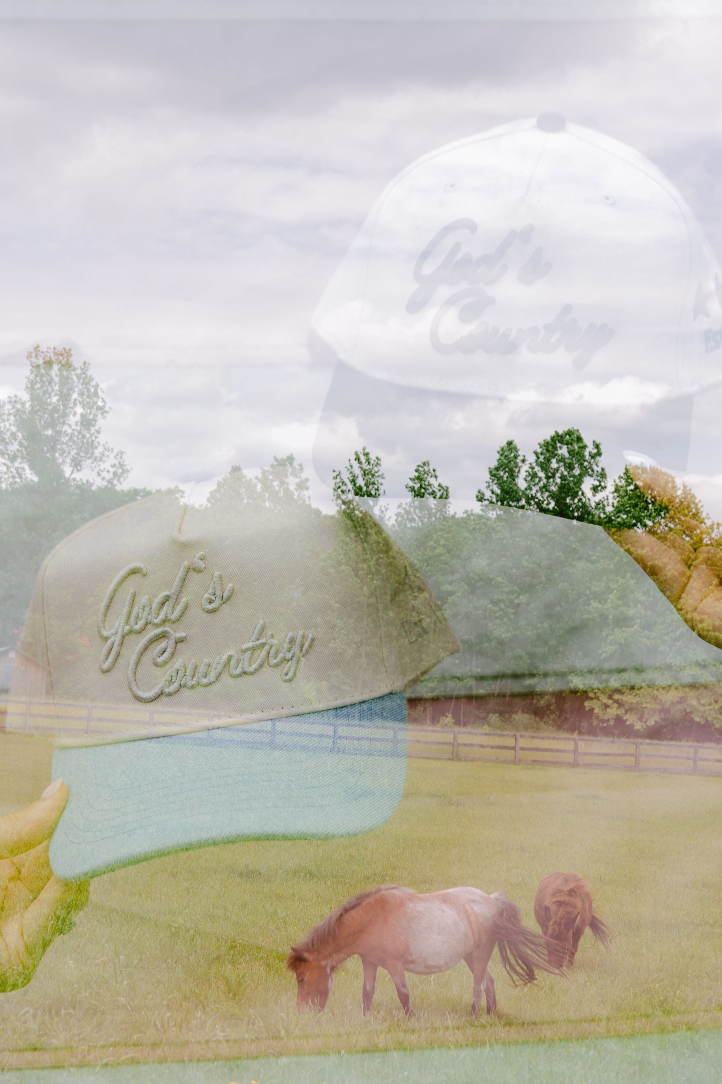 God's Country - Vintage Trucker Hat