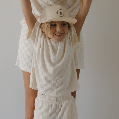 Child Terry Short Set | Coconut Milk