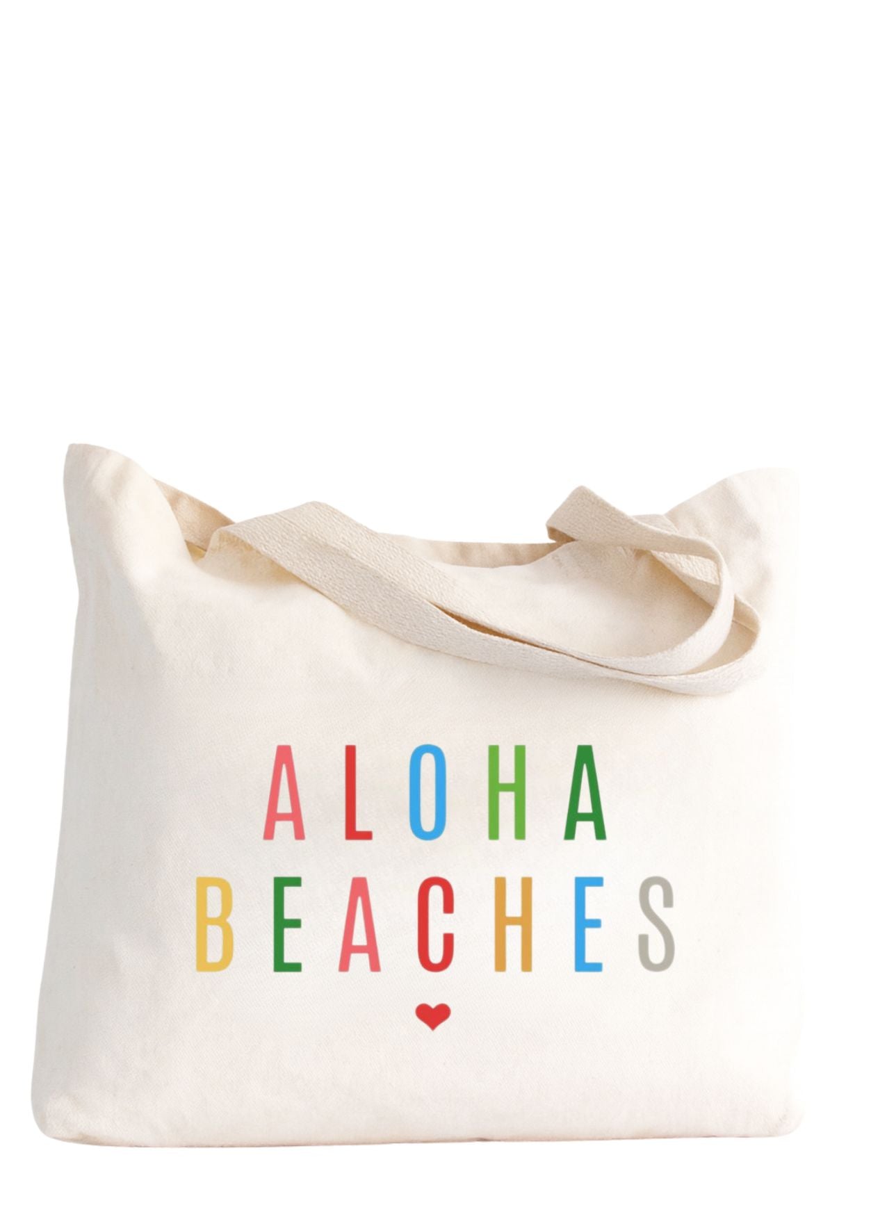 Colorful Aloha Beaches Tote Beach Bag