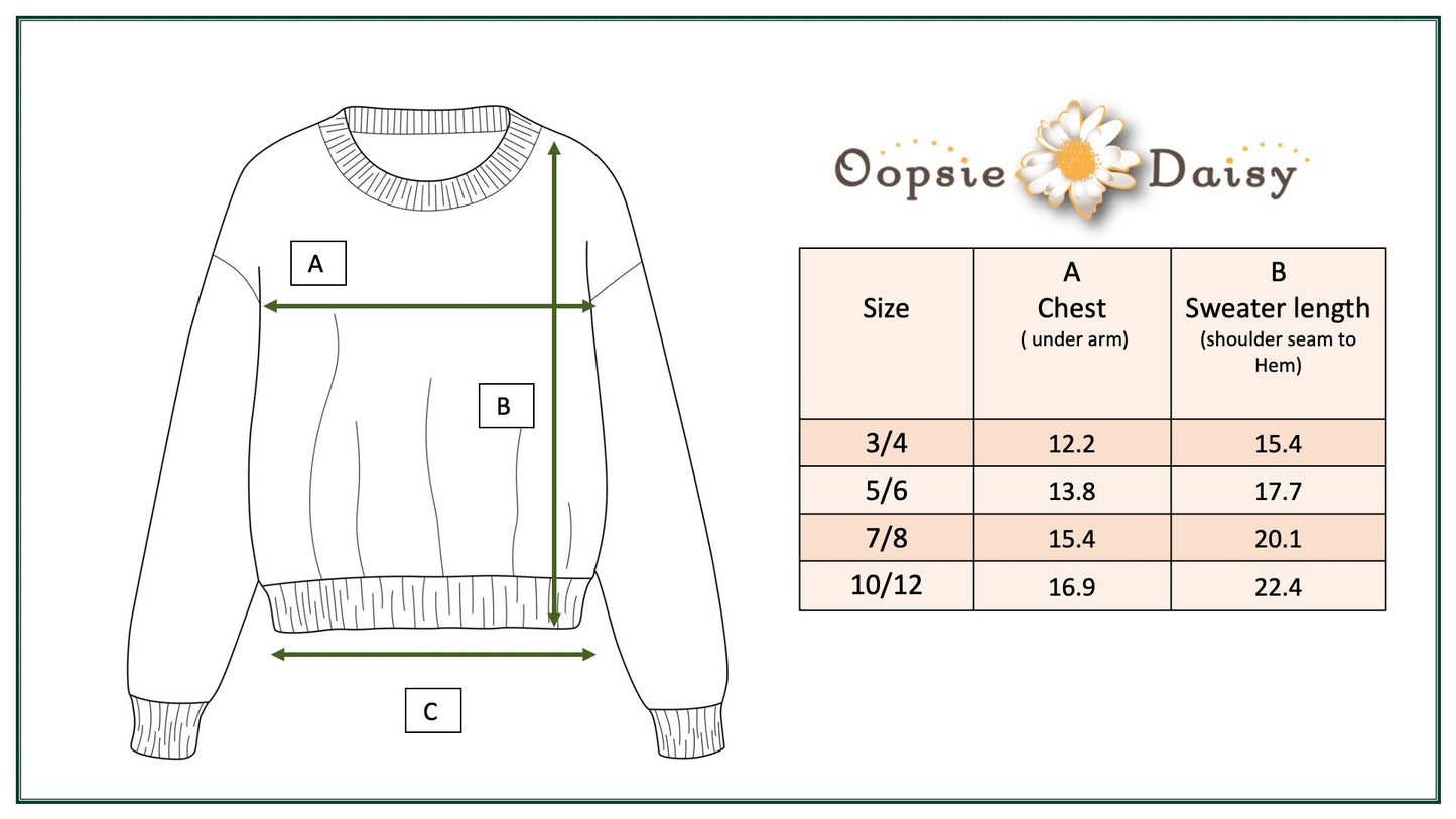 Harper White Daisy Sweater