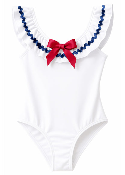 Sailor Inspired Swimsuit