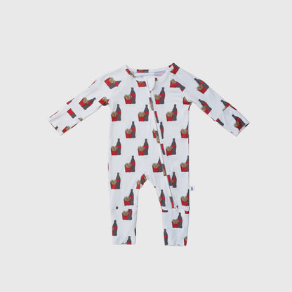 Bamboo Zip Pajamas | Fries & Cola