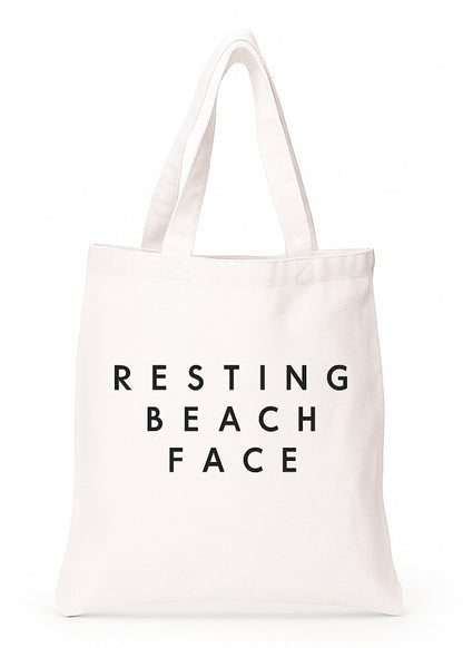 Resting Beach Face Beach Bag