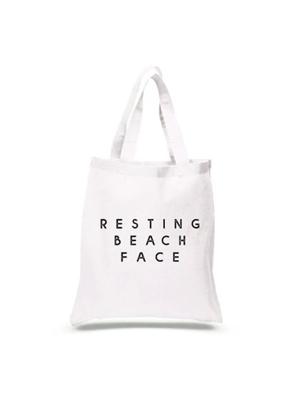 Resting Beach Face Beach Bag