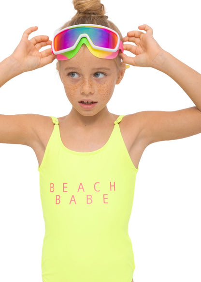 Hot Pink Swimming Goggles