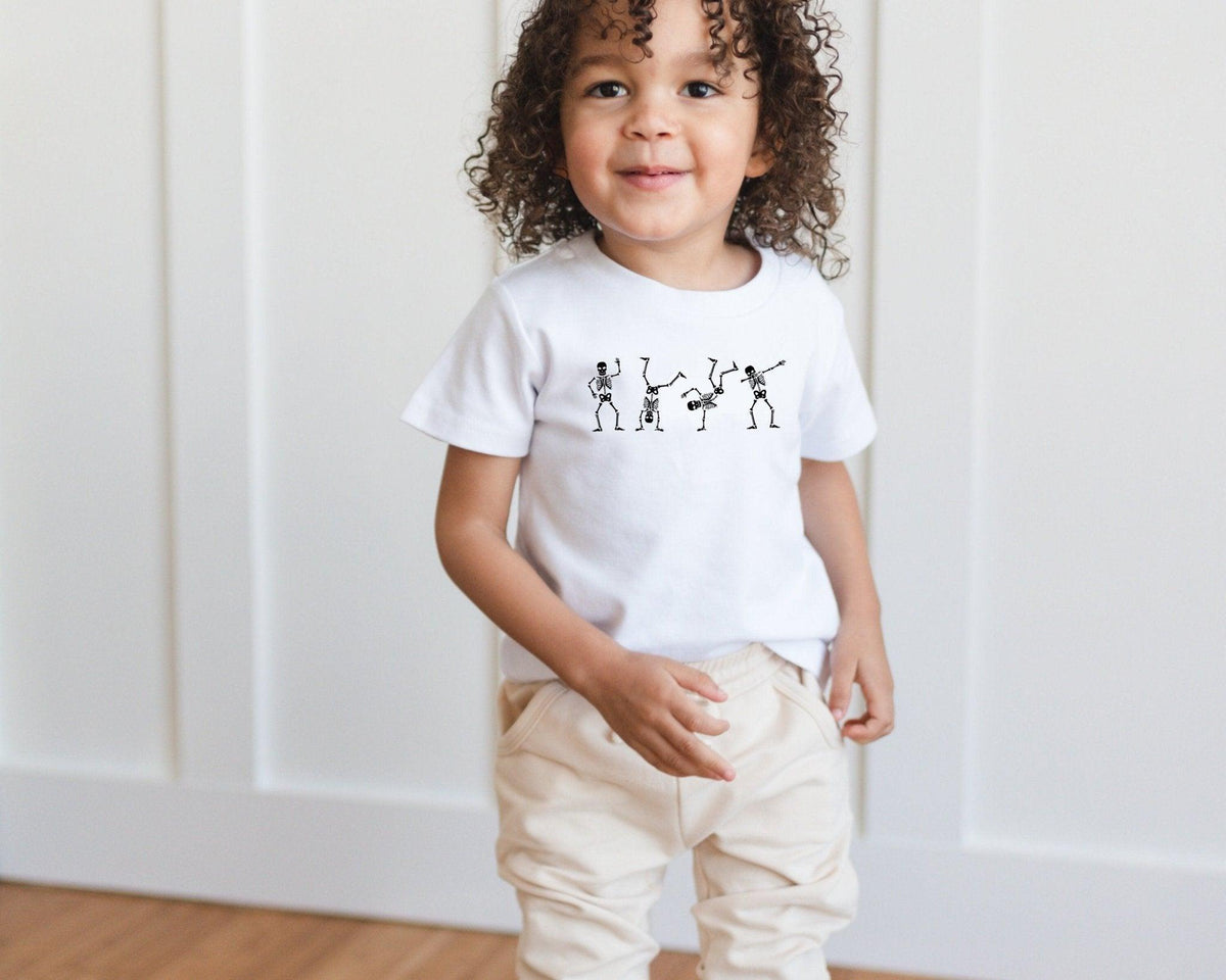 Dancing Skeletons Organic Cotton Tee *6-12m left