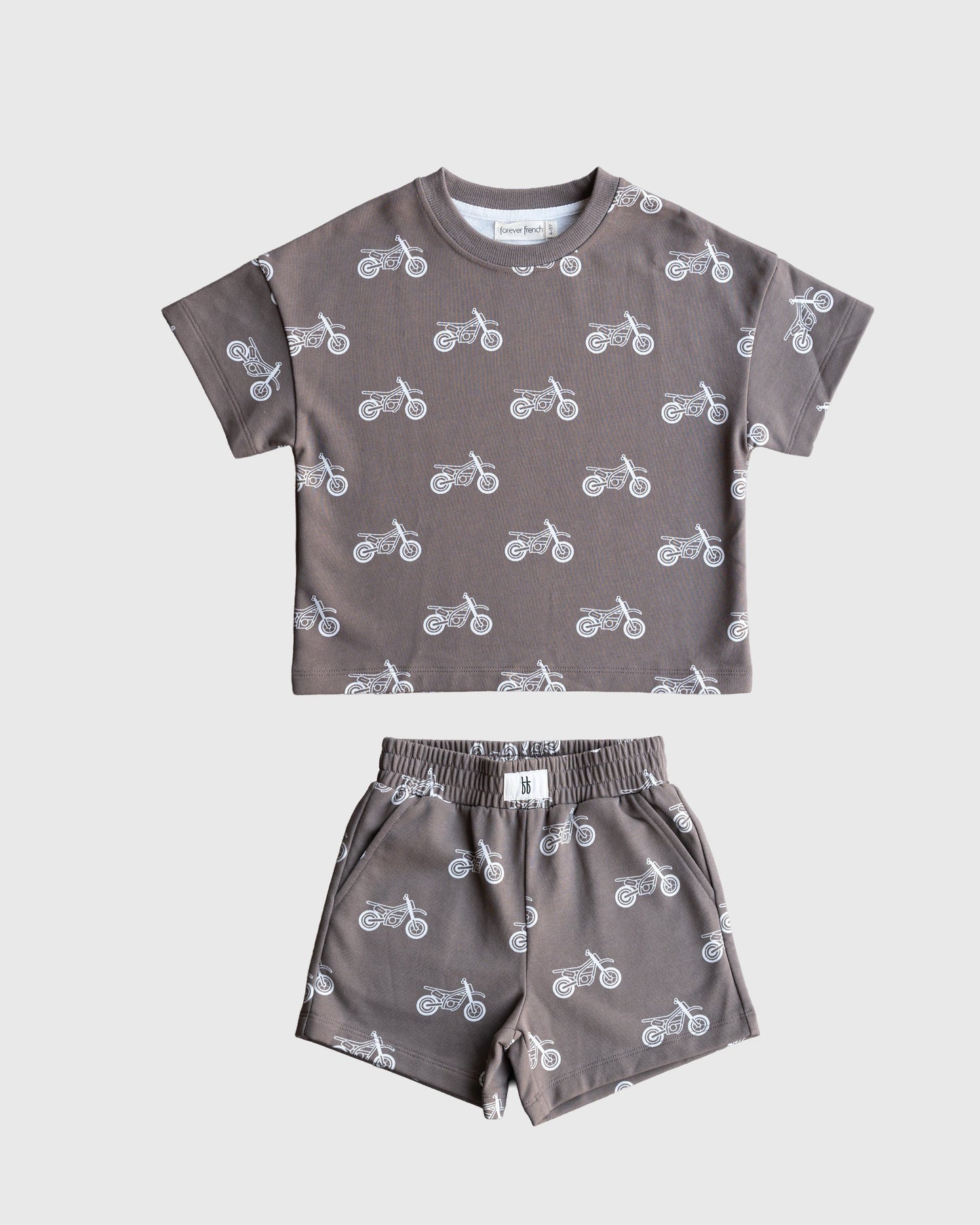 French Terry Short Set | Dirt Bike