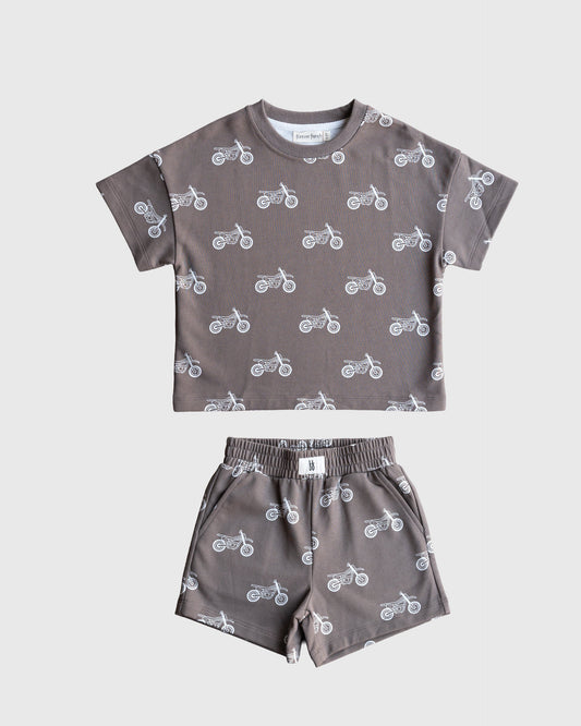 French Terry Short Set | Dirt Bike