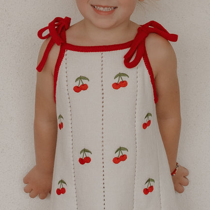 Knit Dress | Cherry
