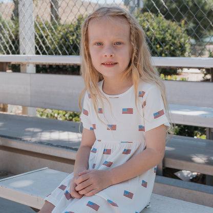 Bamboo T-Shirt Dress | Americana Ribbed