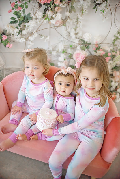 Cotton Candy Tie Dye | Two-Piece Pajama Set