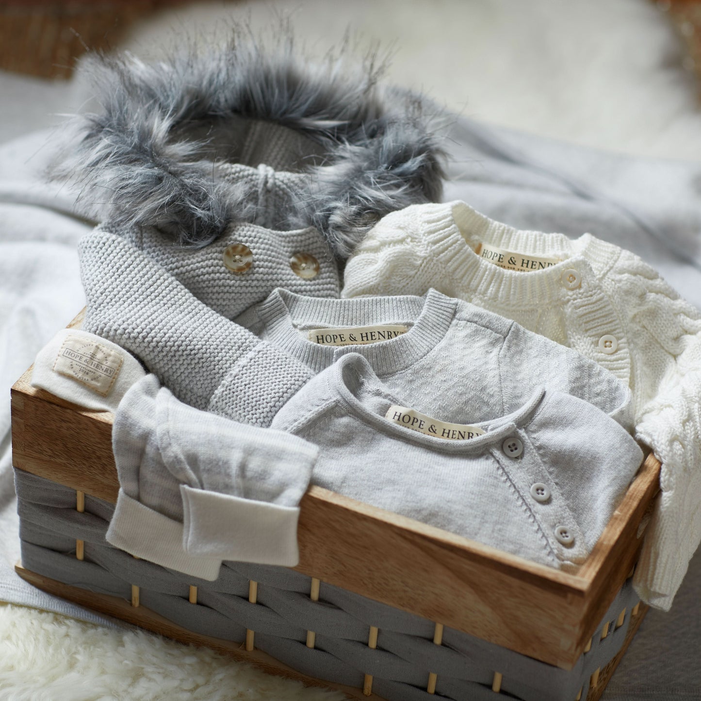 Faux Fur Hooded Sweater