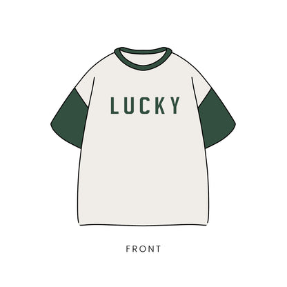 T-Shirt & Pant Set | Lucky Micro Check